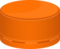 Orange Bottle Cap