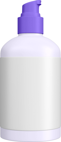 Transparent Skincare Bottle Image